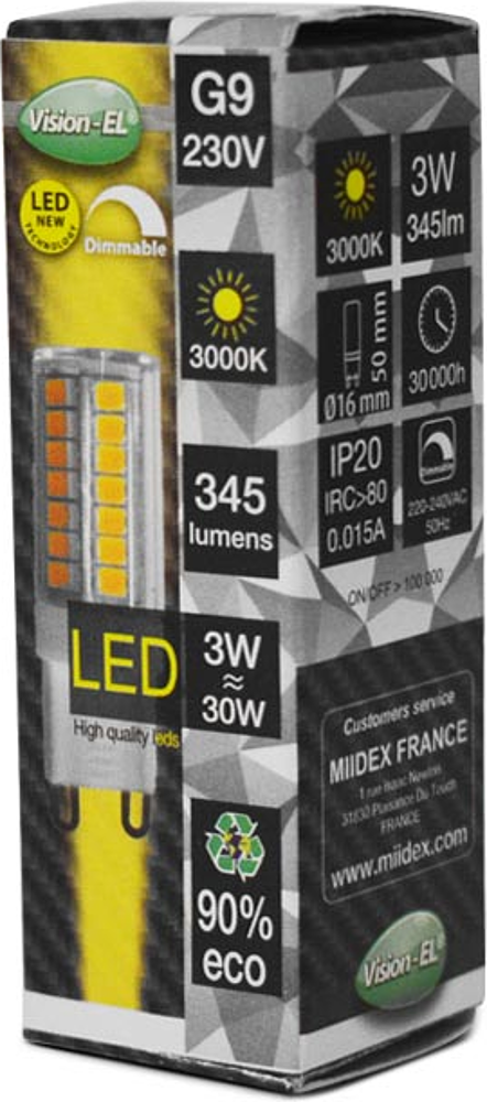 LED G9 3.5W 3000K 230V DIM